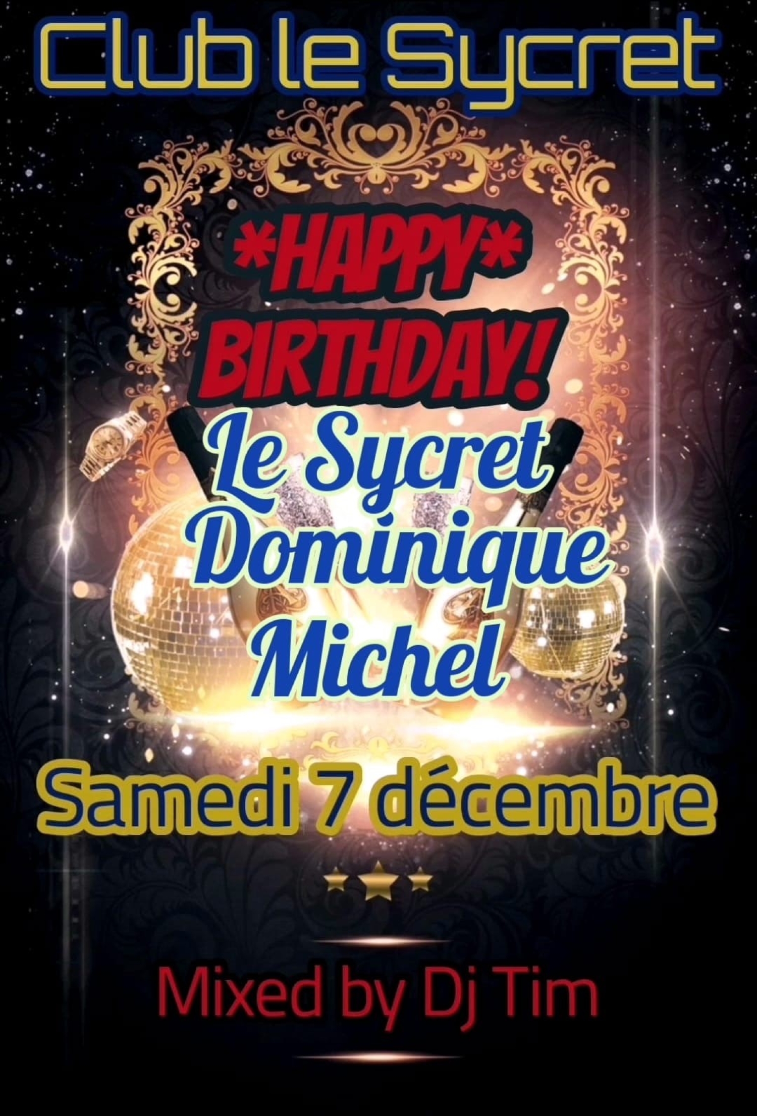 Anniversaire du Sycret + Soeur Dominique et Michel